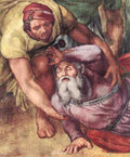 Michelangelo The conversion of Saul detail4  A4 Photo Print