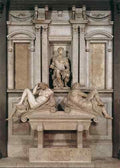 Michelangelo Tomb Guliano Medici  A4 Photo Print