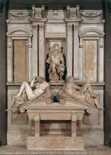 Michelangelo Tomb Guliano Medici  A4 Photo Print