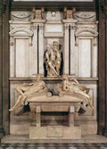 Michelangelo Tomb Lorenzo Medici  A4 Photo Print