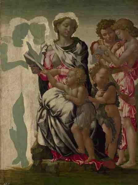 Michelangelo 'The Manchester Madonna' A4 Photo Print