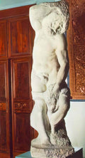 Michelangelo bearded slave 1536 Art A4 Photo Print