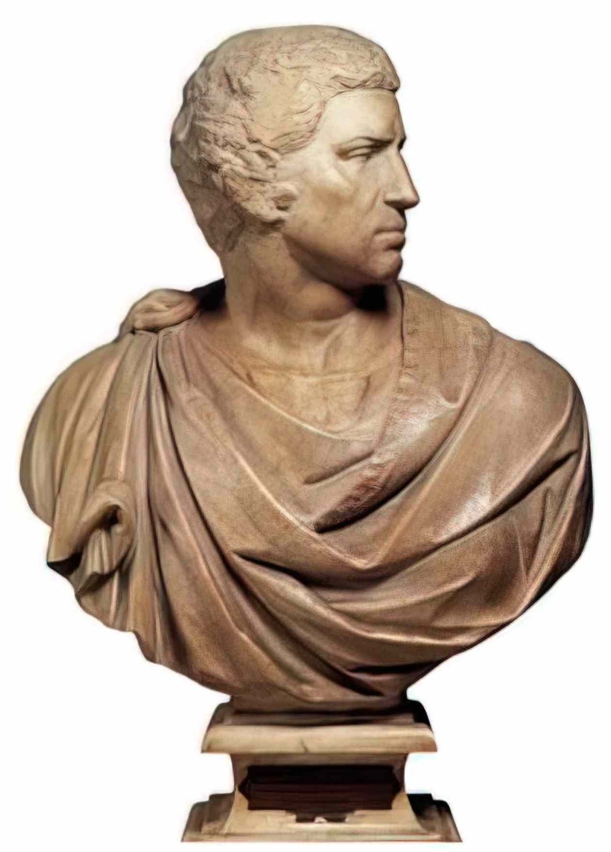 Michelangelo bust of brutus Art A4 Photo Print