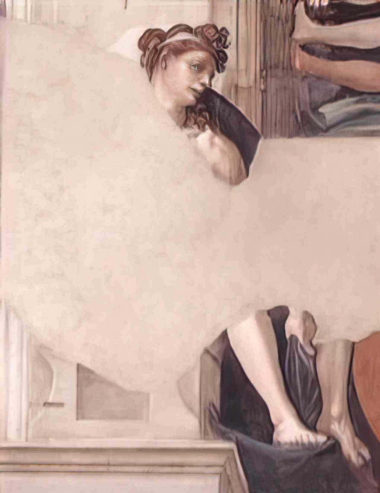 Michelangelo ignudo 1 Art A4 Photo Print
