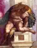 Michelangelo ignudo 13 Art A4 Photo Print
