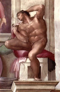 Michelangelo ignudo 16 Art A4 Photo Print
