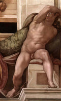Michelangelo ignudo 5 Art A4 Photo Print