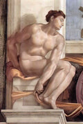 Michelangelo ignudo 6 Art A4 Photo Print