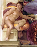 Michelangelo ignudo 7 Art A4 Photo Print