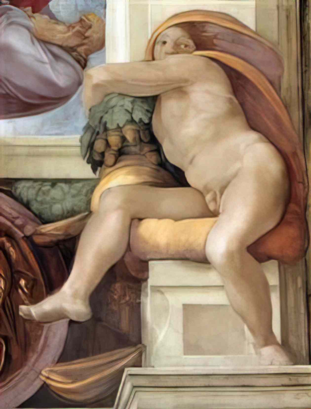Michelangelo ignudo 8 Art A4 Photo Print