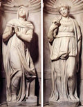 Michelangelo rachel and leah 1545 Art A4 Photo Print
