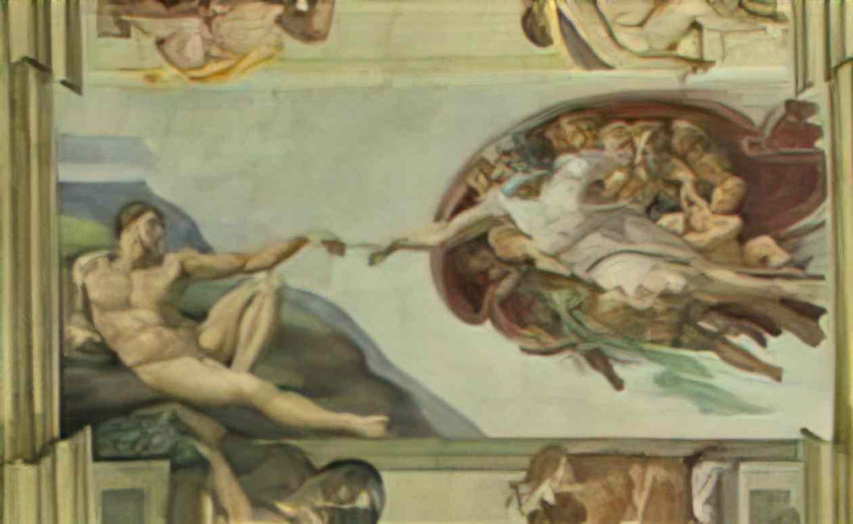 Michelangelo sistine chapel ceiling creation of adam 1510 Art A4 Photo Print