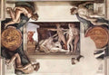 Michelangelo sistine chapel ceiling drunkenness of noah 1509 Art A4 Photo Print