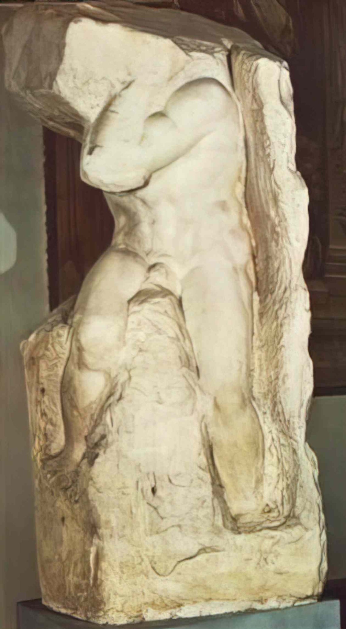 Michelangelo slave atlas 1536 Art A4 Photo Print