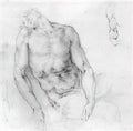 Michelangelo study to pieta 1 Art A4 Photo Print