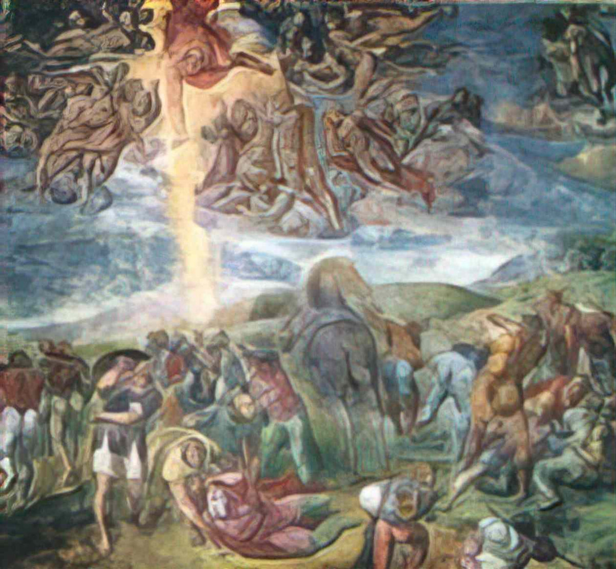 Michelangelo the conversion of saul 1545 Art A4 Photo Print