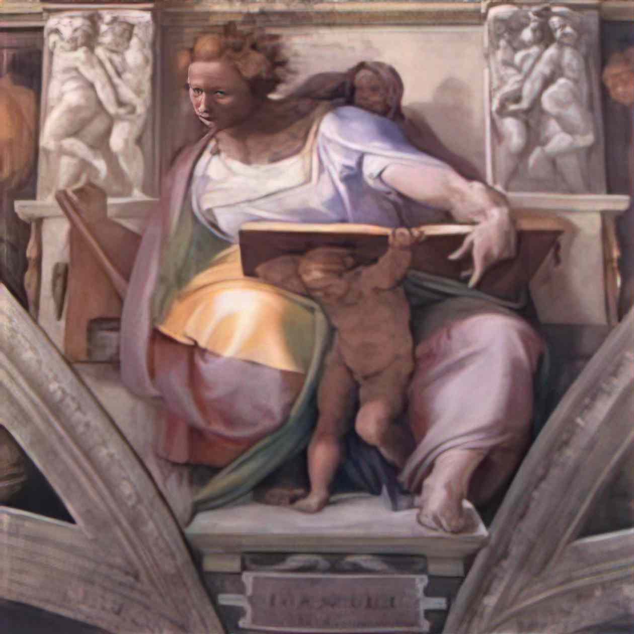 Michelangelo the prophet daniel 1511 Art A4 Photo Print