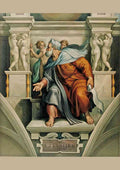 Michelangelo the prophet ezekiel use A4 Photo Print