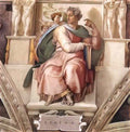Michelangelo the prophet isaiah 1509 Art A4 Photo Print
