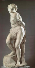 Michelangelo the rebellious slave 1513 Art A4 Photo Print