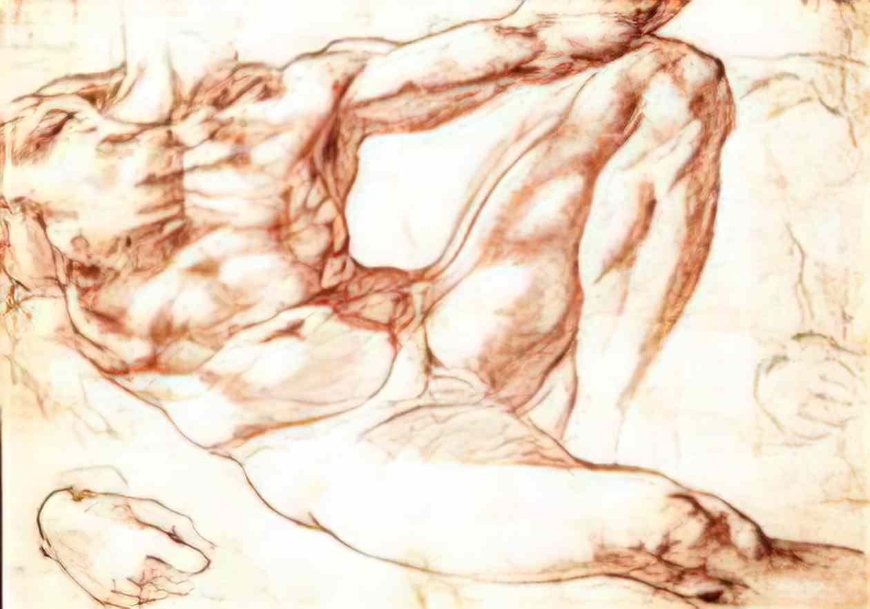 Michelangelo the study of adam 1 Art A4 Photo Print