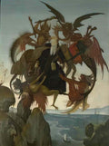 Michelangelo the torment of saint anthony Art A4 Photo Print
