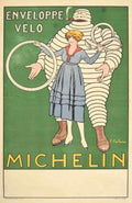 Michelin Velo Fabiano Vintage Retro Advert Poster A4 Photo Print