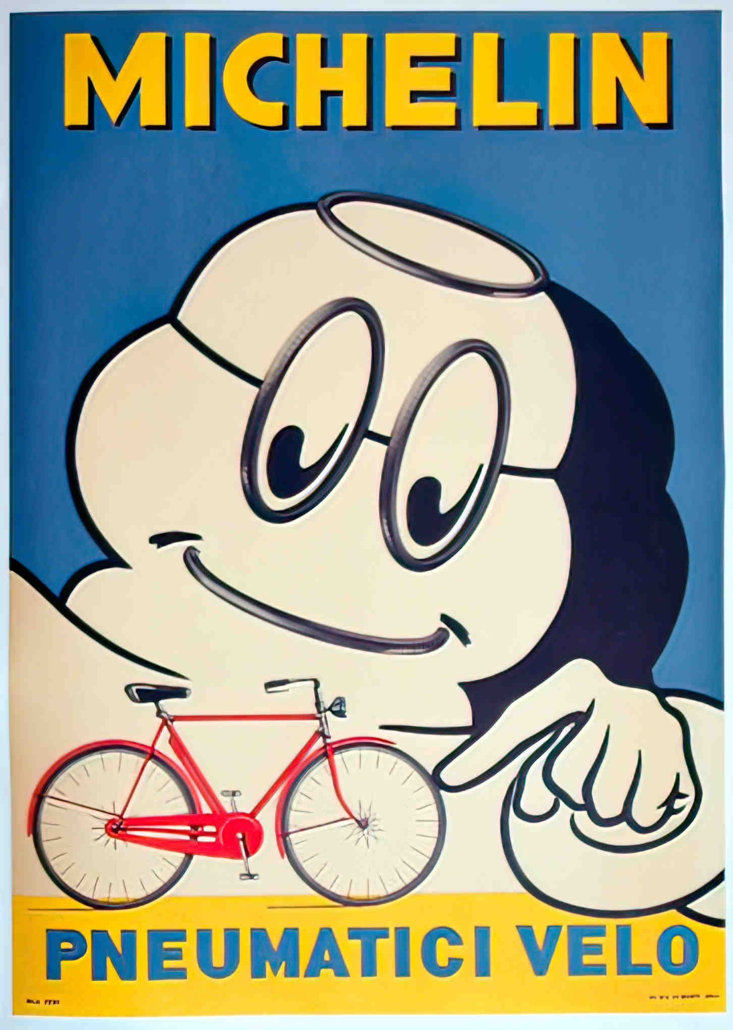 MichelinVelo Advert A4 Photo Print