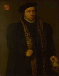 Michiel Coxcie A Man with a Skull A4 Photo Print