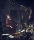 Michiel van Musscher michiel van musscher zelfportret 1685 Art A4 Photo Print