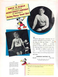 Mickey Mouse Sweatshirt Vintage Retro Advert Poster A4 Photo Print
