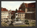 Mickiewicz Monument Warsaw Vintage A4 Photo Print