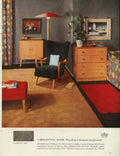 Mid Century Bedroom 2 1950s Vintage Retro Advert Poster