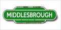 Middlesbrough Aged British Rail template blank A4 Photo Print
