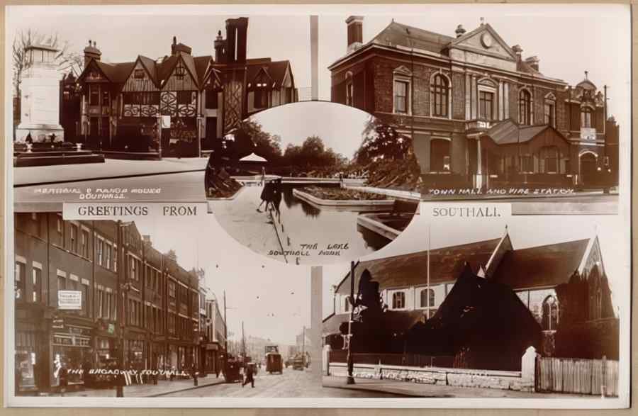 Middlesex 12819 Vintage A4 Photo Print