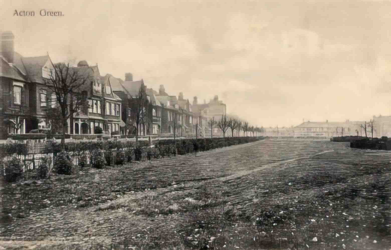 Middlesex Acton Green in 1909 1100pix Vintage A4 Photo Print