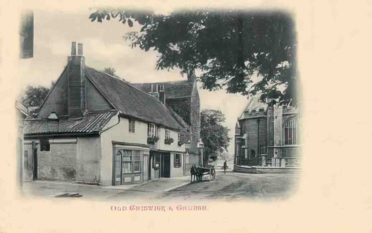 Middlesex Chiswick Old Chiswick and Church Vintage A4 Photo Print