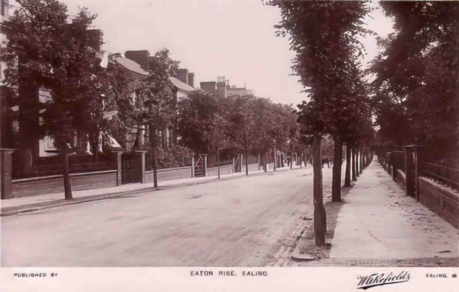 Middlesex Ealing Eaton Rise 1910s Vintage A4 Photo Print