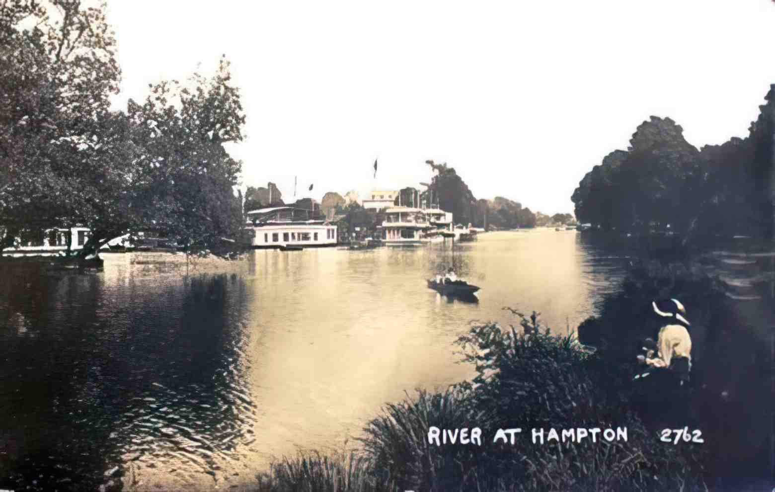 Middlesex Hampton River Vintage A4 Photo Print