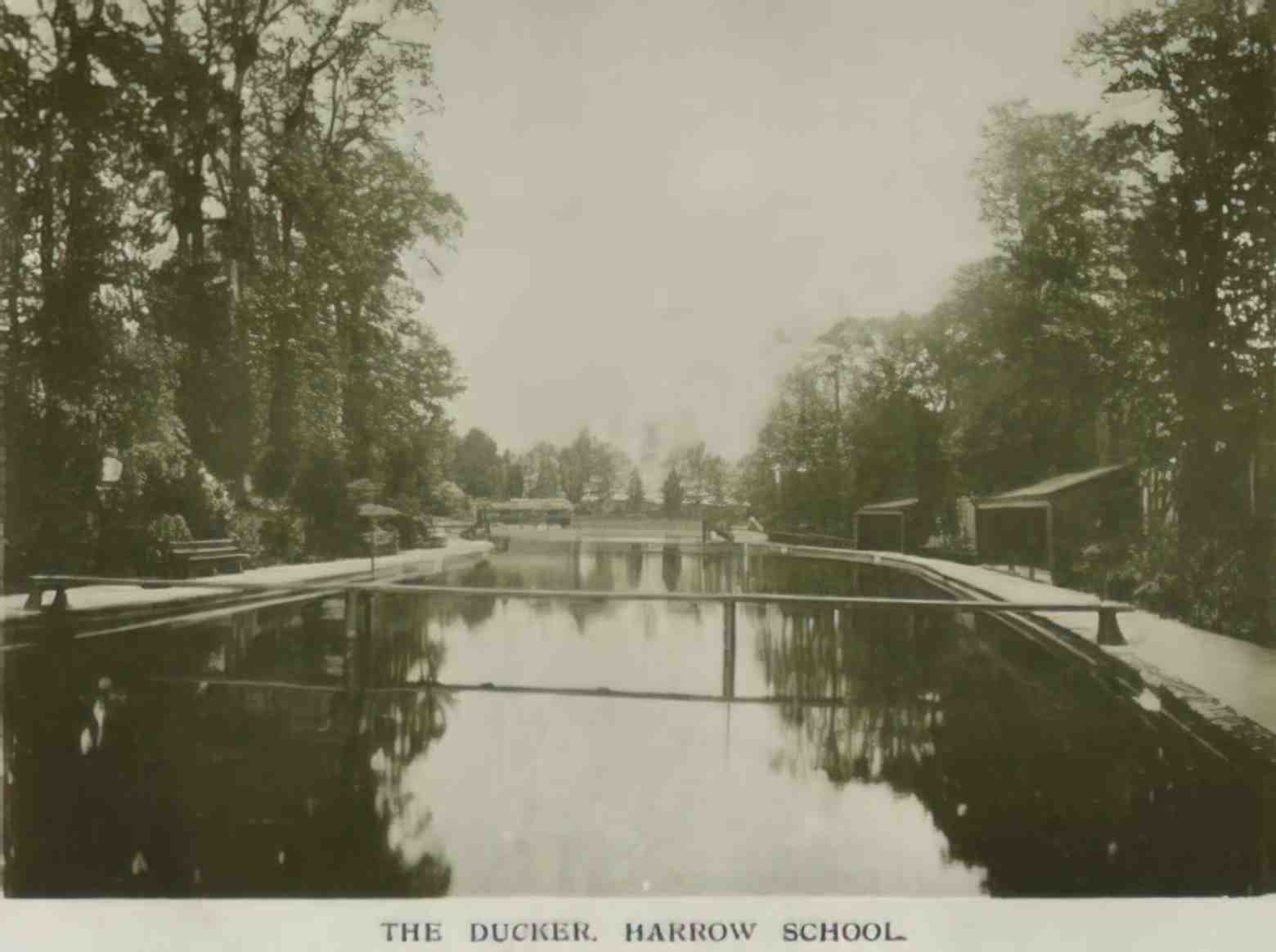 Middlesex Harrow School the Ducker Vintage A4 Photo Print
