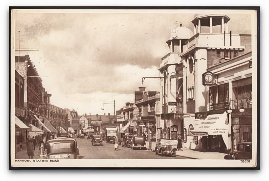 Middlesex Harrow Station Road Coliseum Theatre Vintage A4 Photo Print