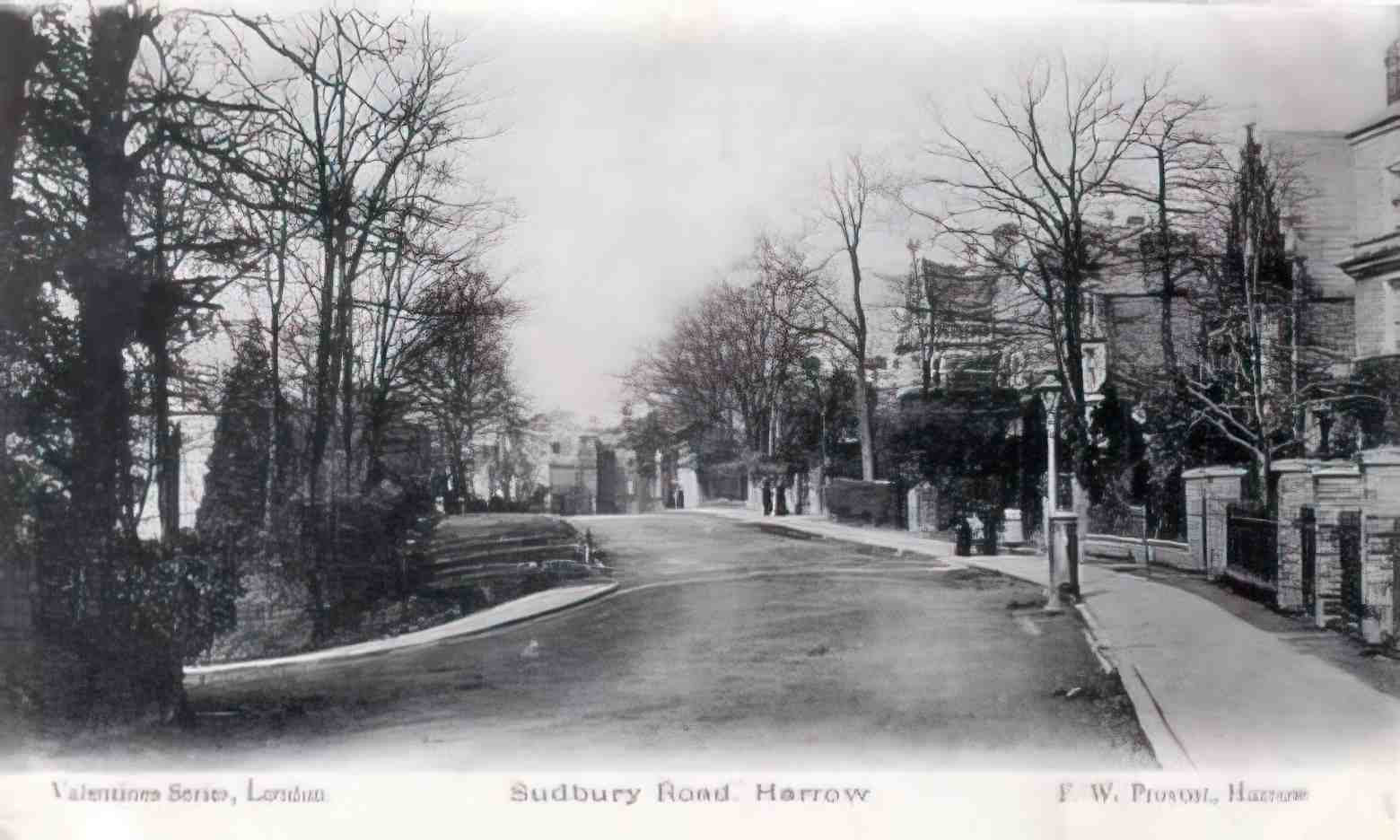 Middlesex Harrow Sudbury Road Vintage A4 Photo Print