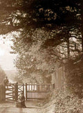 Middlesex Harrow The Gate up Church Hill Vintage A4 Photo Print