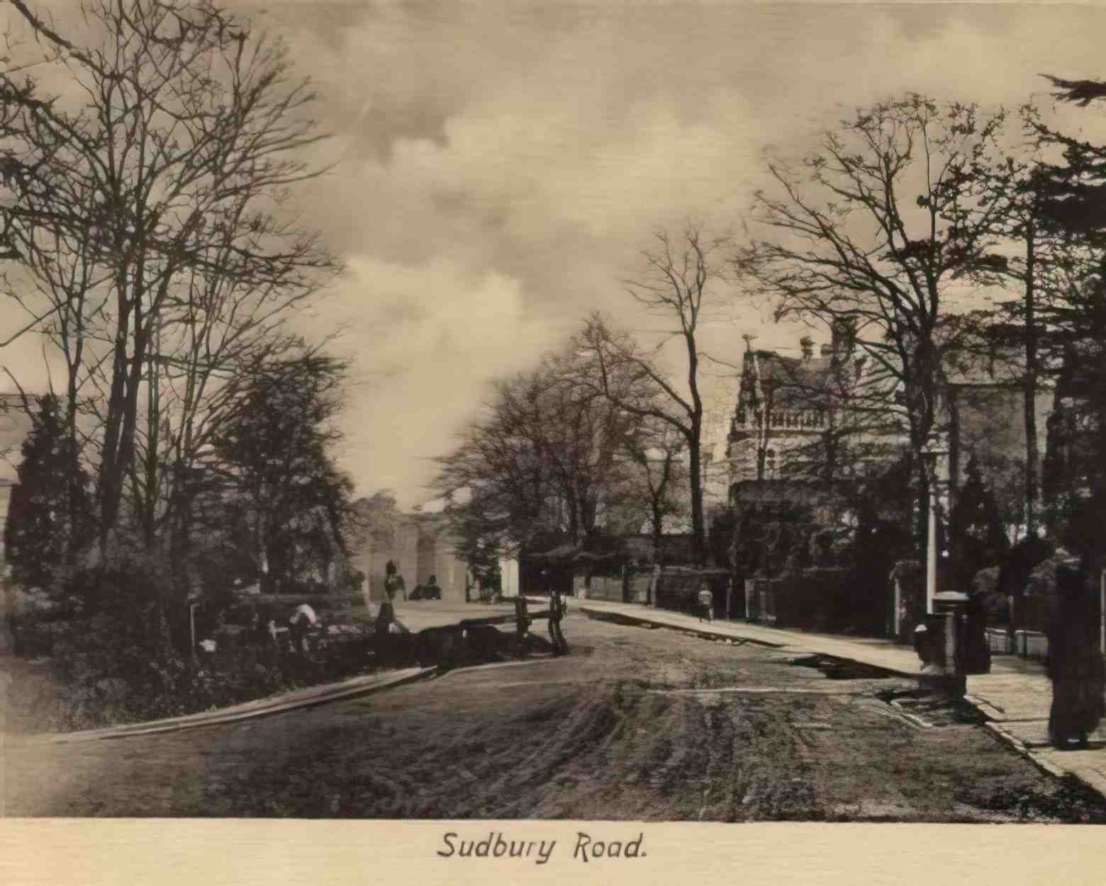 Middlesex Harrow on Sudbury Road Vintage A4 Photo Print