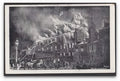 Middlesex Harrowonthehill School Fire 1908 Mr Somerwelles House Vintage A4 Photo Print