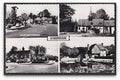 Middlesex Ickenham 4 Views Long Lane The Pump The Pond St Giles Church Crd Vintage A4 Photo Print