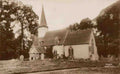 Middlesex Ickenham St Giles Church bw Vintage A4 Photo Print
