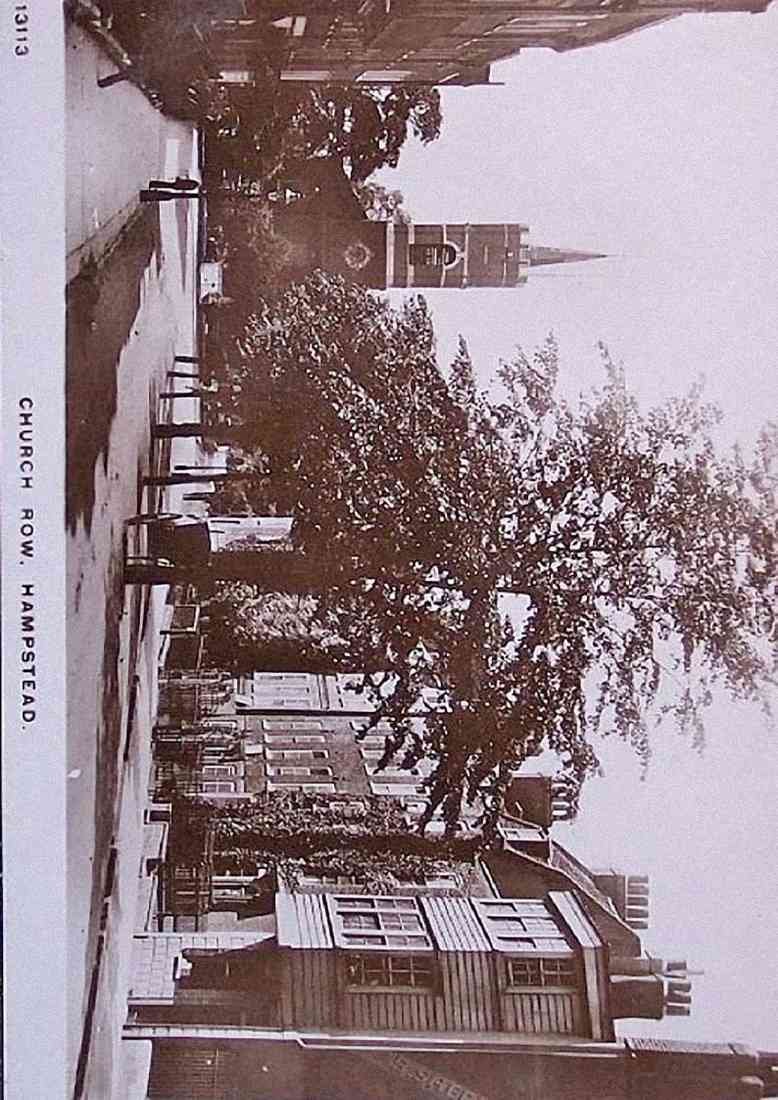 Middlesex London Hampstead Church Row vintage old A4 Photo Print