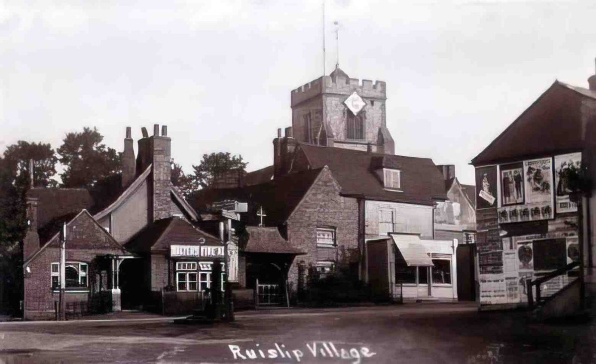 Middlesex Ruislip Village 1910s Vintage A4 Photo Print