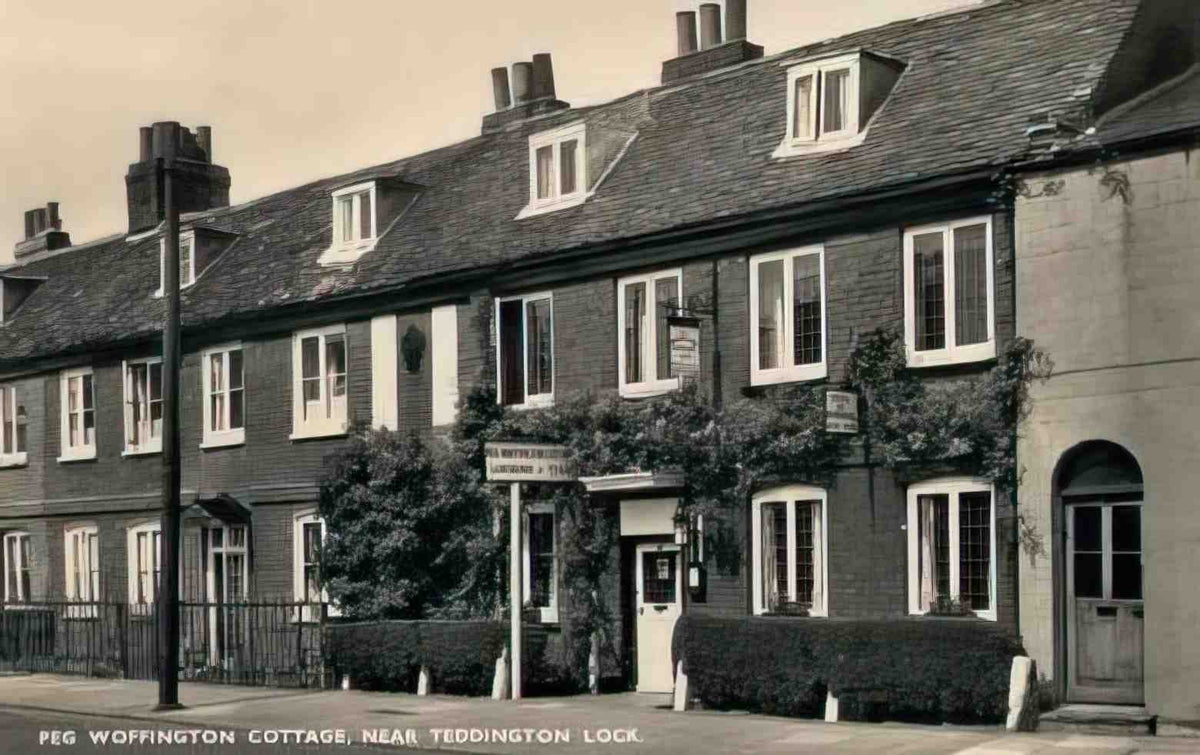 Middlesex Teddington Woffington Cottage near Teddington Lock Vintage A4 Photo Print